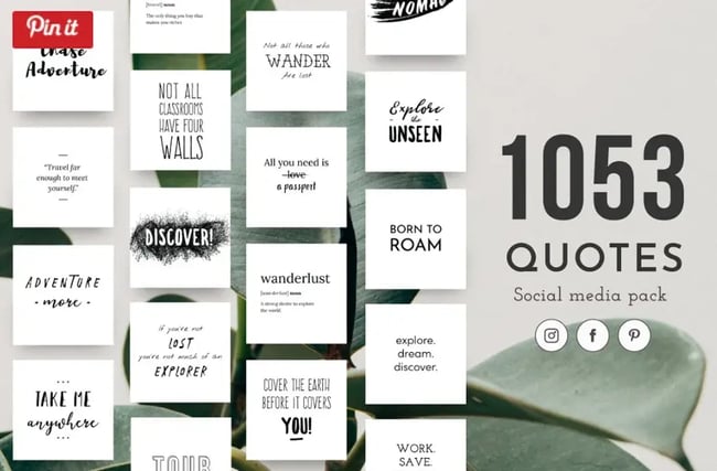 other ways to design instagram posts: Creative Market